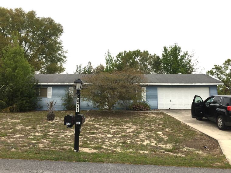 A Florida home we purchased in Ocala